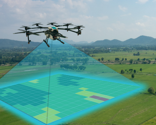Economize com serviços de topografia com drone